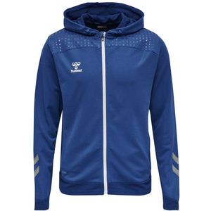 Hummel - Hmllead Zip Poly Hoodie - Sweatstof - Zwart - Polyester