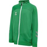 Hummel - Lead Poly Jas - Zwart - Sweatstof - Met Ritssluiting