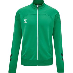 Hummel - Lead Poly Jas - Zwart - Sweatstof - Met Ritssluiting