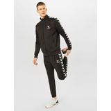 Hummel - Nathan 2.0 Jas - Sweatstof - Borduurlogo - Chevrontape - Zakken met Ritssluiting