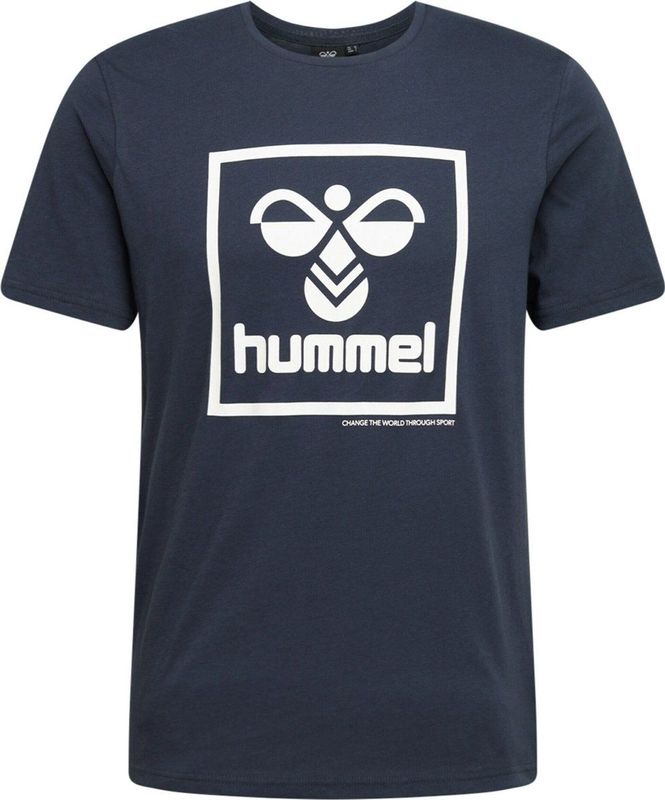 Hummel - hmlISAM - T-shirt - 100% Biologisch Katoen - Ronde Hals - Korte Mouwen