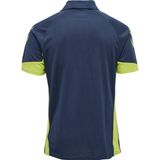 Hummel - hmlLEAD FUNCTIONAL Polo - Sportshirt - Blauw - Ademend Mesh