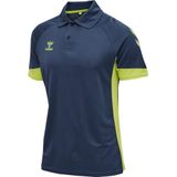 Hummel - hmlLEAD FUNCTIONAL Polo - Sportshirt - Blauw - Ademend Mesh