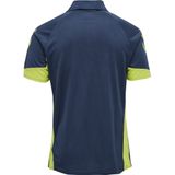 Hummel - hmlLEAD FUNCTIONAL Polo - Sportshirt - Blauw - Ademend Mesh