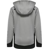 hummel - hmllead Hoodie - Groen - Polyester - Met Capuchon en Ritszakken