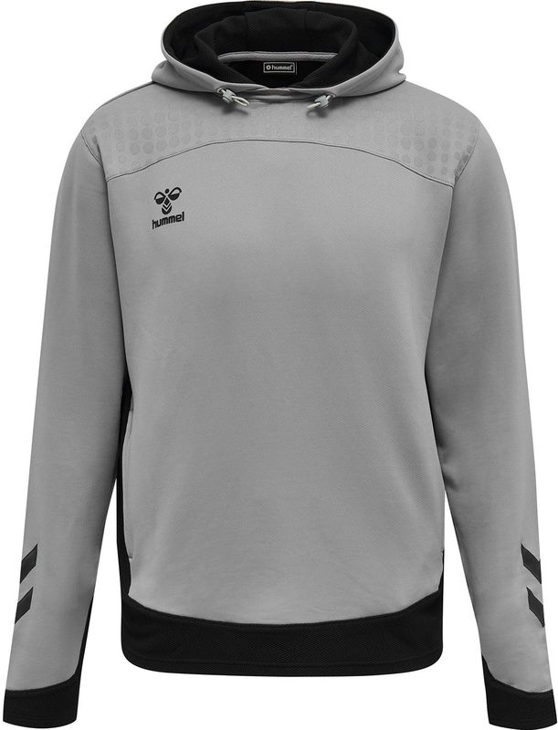 hummel - hmllead Hoodie - Groen - Polyester - Met Capuchon en Ritszakken