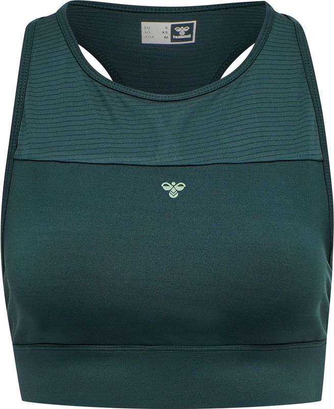 Hummel - hmlNORMA SPORTS BRA - Sport BH - Zwart - Gerecycleerde Stofmix