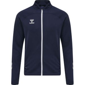 Hummel - Lead Jas - Zwart - Sweatstof - Volledige Ritssluiting - Zijzakken