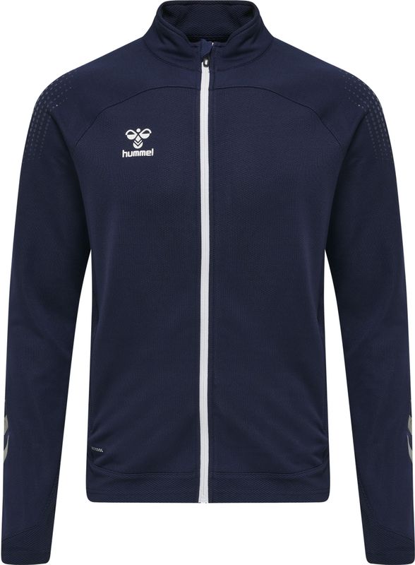 Hummel - Lead Jas - Zwart - Sweatstof - Rits met Zijzakken