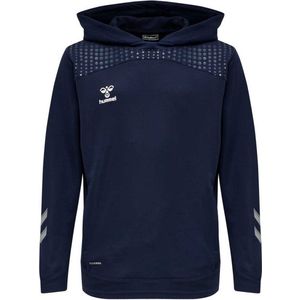 Hummel Lead Poly Hoodie Blauw Jongen