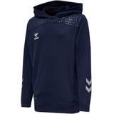 Hummel Lead Poly Hoodie Blauw Jongen