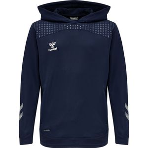 Hummel - Lead Poly Hoodie - Sweatshirt - Stretchy - Met Capuchon en Ritszakken