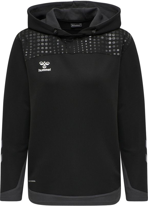 hummel - hmlLead - Hoodie - Zwart - Polyester - Stretchy