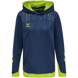 hummel - hmllead Hoodie - Groen - Stretchy Sweatstof - Capuchon met Trekkoord