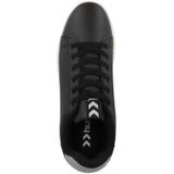 Hummel - Busan - Sneakers - Zwart - PU Bovenkant - Rubberen Buitenzoal