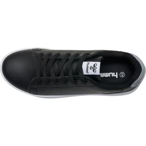 Hummel - Busan - Sneakers - Zwart - PU Bovenkant - Rubberen Buitenzoal