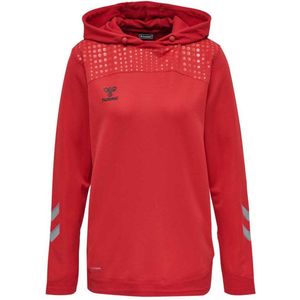 Hummel Lead Poly Hoodie Rood Vrouw