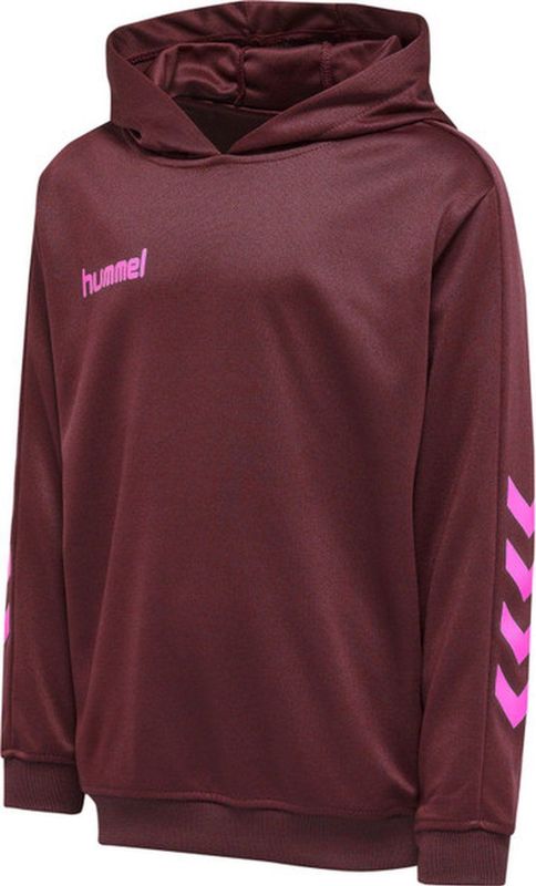 Hummel Promo Poly Hoodie - Sporttruien - bordeaux - Unise