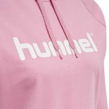 Hummel - HMLGO Cotton Logo Hoodie - Sweater - Zwart - Katoen/Polyester