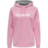Hummel - HMLGO Cotton Logo Hoodie - Sweater - Zwart - Katoen/Polyester