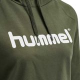 Hummel - HMLGO Cotton Logo Hoodie - Zwart - Katoen/Polyester