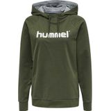 Hummel - HMLGO Cotton Logo Hoodie - Zwart - Katoen/Polyester
