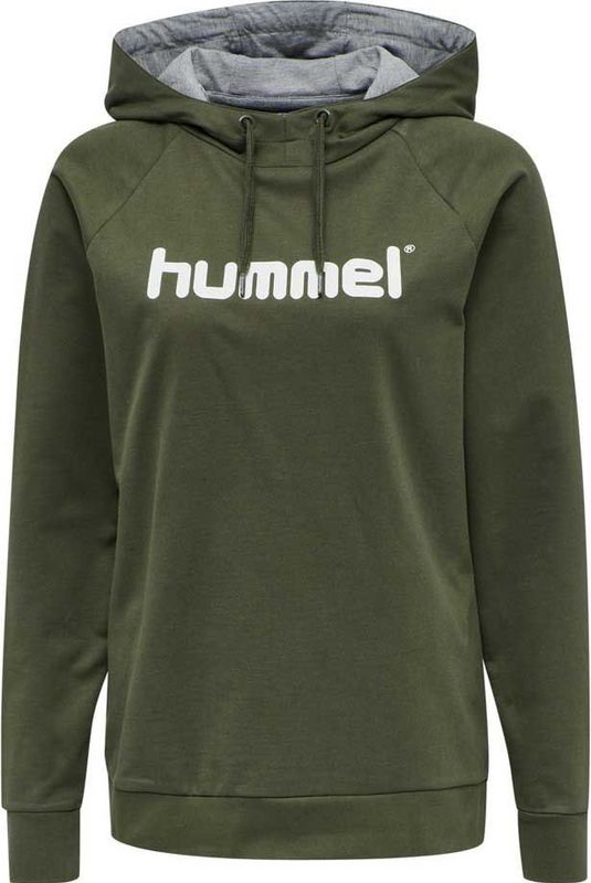Hummel - HMLGO Cotton Logo Hoodie - Zwart - Katoen/Polyester