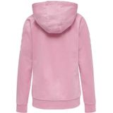 hummel Katoenen Hoodie met Ritssluiting voor Vrouwen - Sportieve Schouderchevrons
