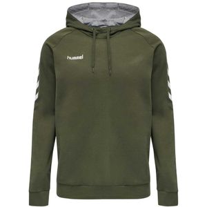 Hummel - Go Cotton Hoodie - Grijs - Katoen/Polyester