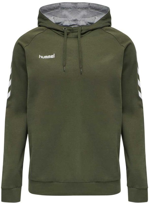 Hummel - Go Cotton Hoodie - Grijs - Katoen/Polyester