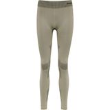 Hummel - hmlFirst - Trainings Tight - Zwart - Stretchstof - Naadloos