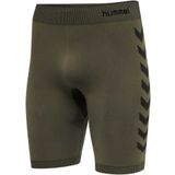 Hummel - hmlFIRST Seamless Training Short - Sportbroek - Zwart - Stretchstof