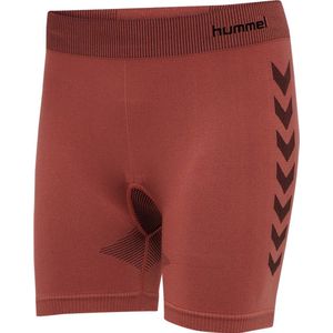 Hummel - hmlfirst - Damescompressieshort - Zwart - Stretchstof