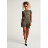 Hummel - hmlfirst - Damescompressieshort - Zwart - Stretchstof