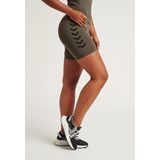 Hummel - hmlfirst - Damescompressieshort - Zwart - Stretchstof