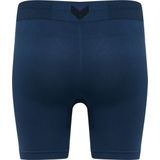 Hummel Damen Short Leggings Hummel First Seamless Training Short Tights Woman Dark Denim-
