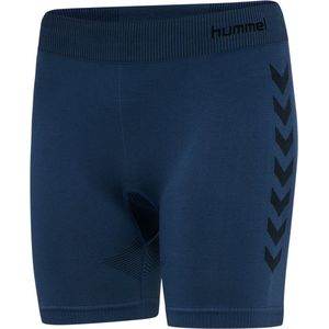 Hummel Damen Short Leggings Hummel First Seamless Training Short Tights Woman Dark Denim-