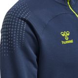 Hummel - Lead Poly Jas - Zwart - Lichtgewicht Sweatstof - Volledige Ritssluiting