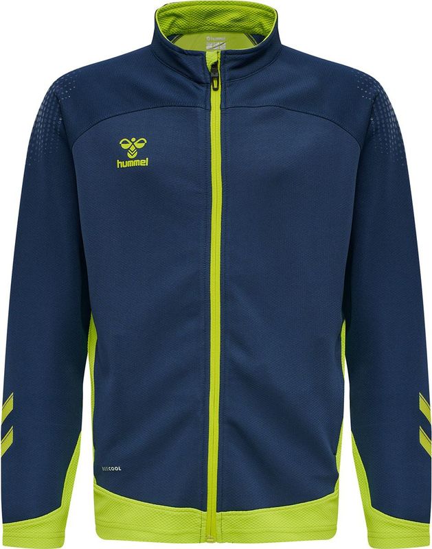 Hummel - Lead Poly Jas - Blauw - Sweatstof - Kinderen