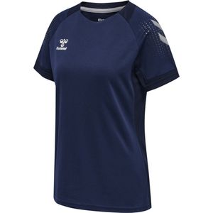 Hummel - Hmllead S/S Poly Jersey - Tops - Marine - Polyester