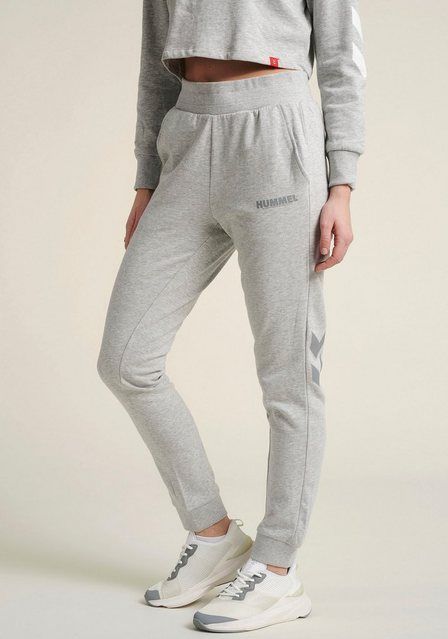 Hummel - hmllegacy - Sportbroek - Zwart - Katoen Fleece