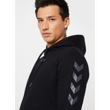 Hummel - hmlLEGACY HOODIE - Hoodie - Grijs - Katoenen Sweatstof