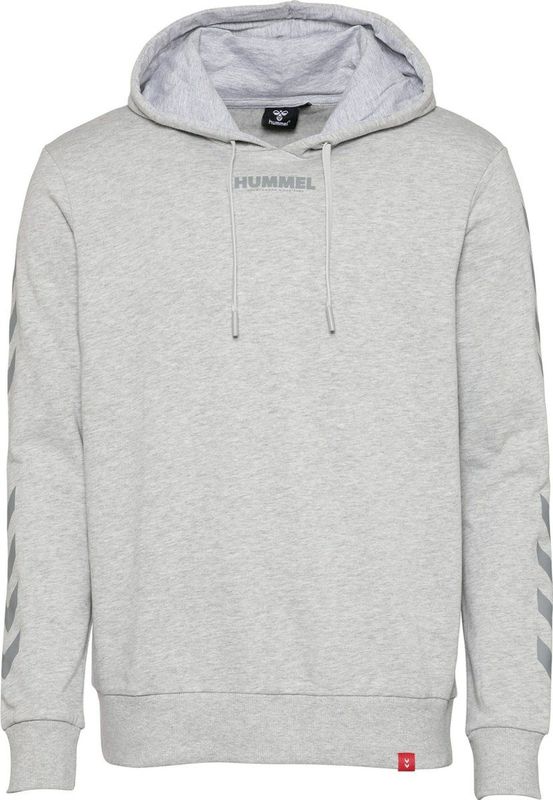 Hummel - Legacy - Hoodie - Grijs - Katoen - Verstelbaar Trekkoord