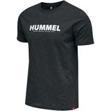Hummel - hmlLEGACY - T-shirt - Zwart - Katoen - Gedrukt Logo