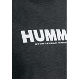Hummel - hmlLEGACY - T-shirt - Zwart - Katoen - Gedrukt Logo
