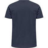 Hummel - hmllegacy - T-shirt - Zwart - Katoen - Gedrukt Logo