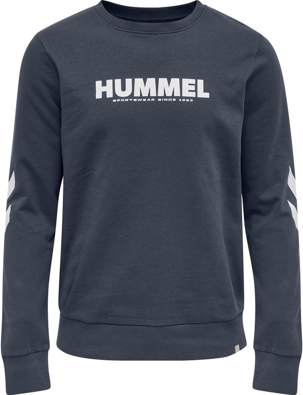 hummel - hmlLEGACY Sweatshirt - Grijs - Katoen - Unisex