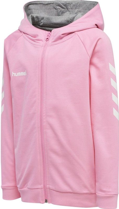 Hummel - hmlGO Zip - Kinder Sweatshirt - Zwart - Katoen