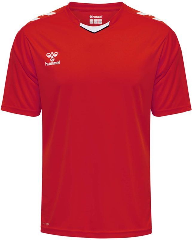 Hummel Core XK Poly Shirt Heren - sportshirts - rood - Mannen