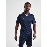 Hummel Core XK Poly Shirt Heren - sportshirts - navy (marineblauw) - Mannen